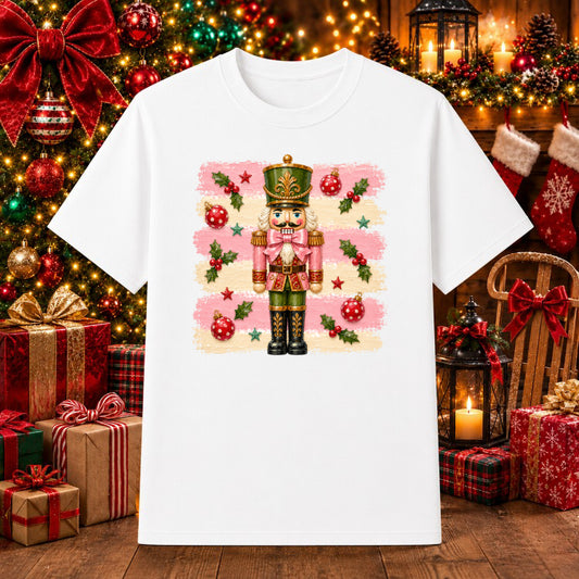 "Merry & Bright" Christmas Tree – Christmas DTF Transfer – by Ink Rush – Premade Transfers – DTF Transfer, Christmas