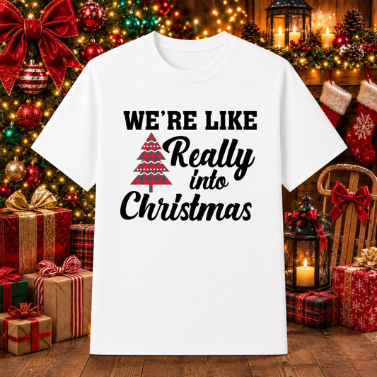 Merry & Bright Red Truck Christmas – DTF Transfer – by Ink Rush – Premade Transfers – Christmas, Apparel DTF