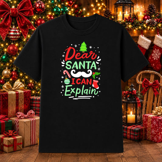 Merry & Bright Reindeer Head – Christmas DTF Transfer – by Ink Rush – Premade Transfers – Christmas, DTF Transfers