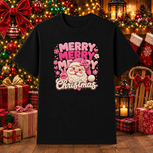 Merry Christmas – Christmas DTF Transfer – by Ink Rush – Premade Transfers – Christmas, Premade DTF