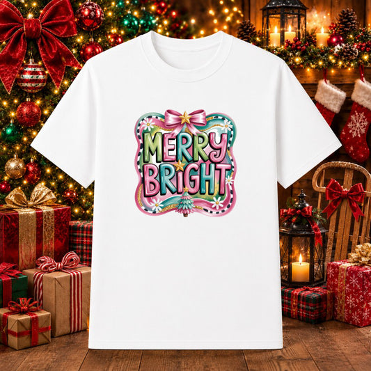 Merry Christmas – Christmas DTF Transfer – by Ink Rush – Premade Transfers – DTF Transfer, Christmas