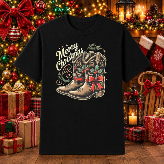 MERRY CHRISTMAS – Christmas DTF Transfer – by Ink Rush – Premade Transfers – Christmas, Apparel Decorating