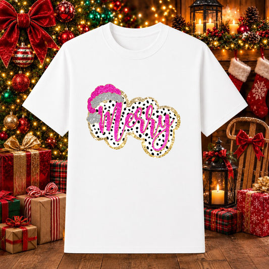 Merry Christmas – Christmas DTF Transfer – by Ink Rush – Premade Transfers – DTF Transfers, Christmas