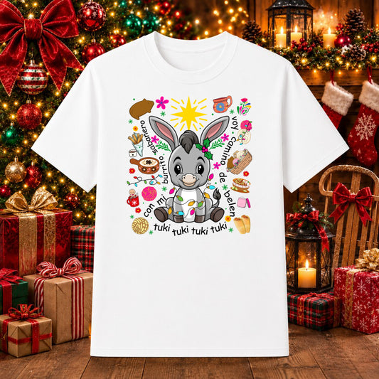 Merry Christmas Distressed – Christmas Apparel DTF Transfer – by Ink Rush – Premade Transfers – Christmas, Apparel