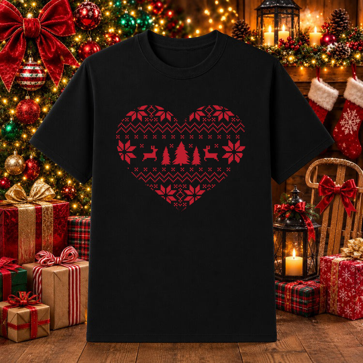 Merry Christmas Red Truck – Christmas DTF Transfer – by Ink Rush – Premade Transfers – DTF Transfer, Apparel Printing