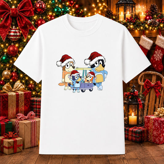 Merry Christmas Red Truck – Christmas DTF Transfer – by Ink Rush – Premade Transfers – Christmas, Apparel Decoration