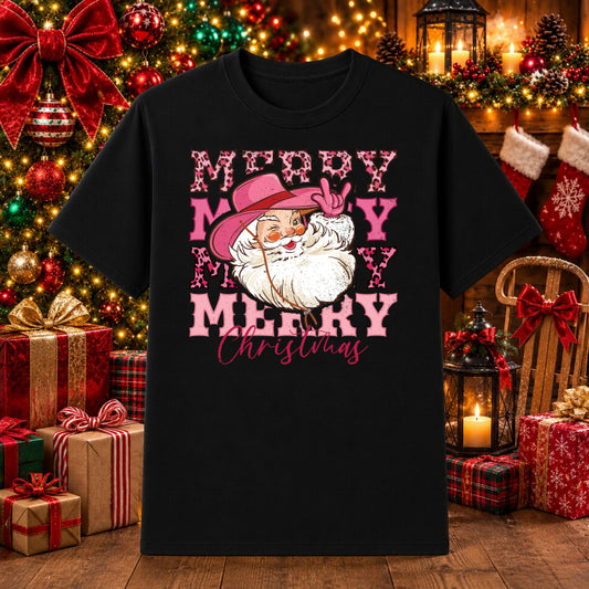 Merry Christmas Retro Trees – Christmas DTF Transfer – by Ink Rush – Premade Transfers – Christmas, DTF Transfer