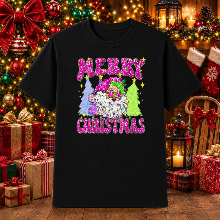 Merry Christmas Santa – Christmas DTF Transfer – by Ink Rush – Premade Transfers – DTF Transfers, Apparel Decoration