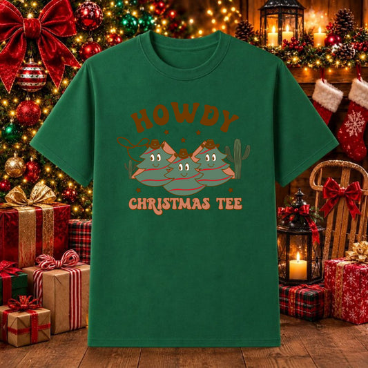 Merry Christmas Vintage Car & Tree – Christmas DTF Transfer – by Ink Rush – Premade Transfers – Christmas, Premade DTF