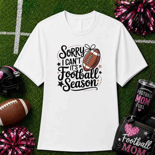 MOM Football – Football Mom DTF Transfer – by Ink Rush – Premade Transfers – Football Mom, Sports Apparel