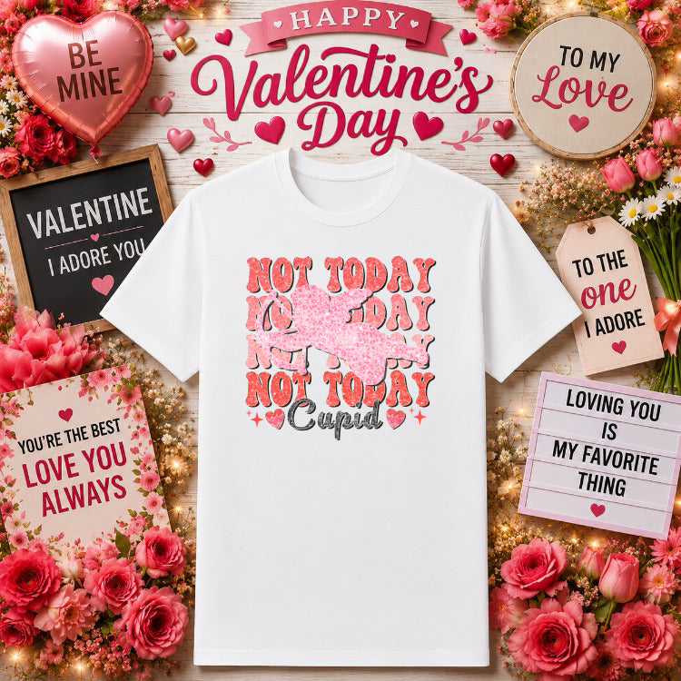 My Dog is My Valentine – DTF Transfer – by Ink Rush – Premade Transfers – DTF Transfer, Apparel Decor