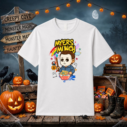 Myers Munch – Halloween DTF Transfer – by Ink Rush – Premade Transfers – DTF Transfers, Apparel Printing
