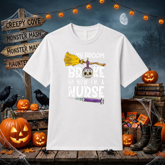 NURSE Halloween – DTF Transfer – by Ink Rush – Premade Transfers – DTF Transfer, Apparel Decorating
