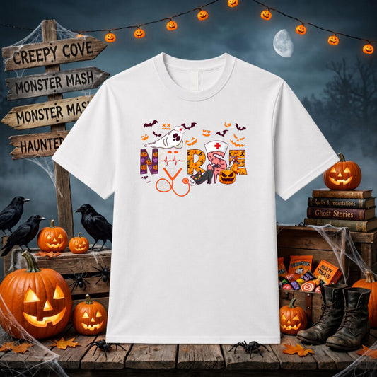 NURSE LIFE IS THE BEST LIFE Halloween Nurse – DTF Transfer – by Ink Rush – Premade Transfers – DTF Transfer, Premade DTF