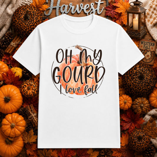 OH MY GOURD – Fall Pumpkin DTF Transfer – by Ink Rush – Premade Transfers – Fall, Apparel DTF