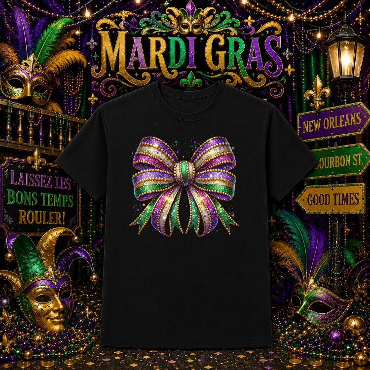 Ornate Mardi Gras Mask – DTF Transfer – by Ink Rush – Premade Transfers – Mardi Gras, DTF Transfers