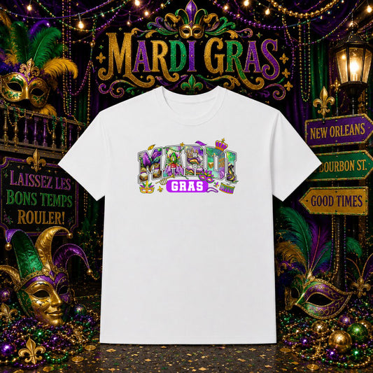 Ornate Mardi Gras Mask – Mardi Gras DTF Transfer – by Ink Rush – Premade Transfers – Mardi Gras, DTF Transfers