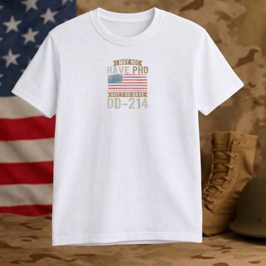 PROUD VETERAN American Flag – Military DTF Transfer – by Ink Rush – Premade Transfers – Veteran, Military