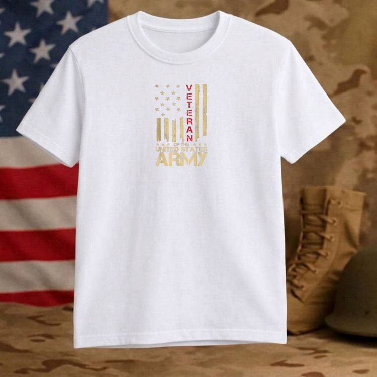 PROUD VETERAN American Legion – Patriotic DTF Transfer – by Ink Rush – Premade Transfers – Veteran, Patriotic