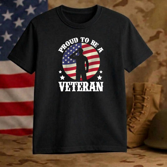 Proud Veteran EST. 1775 – Military Patriot DTF Transfer – by Ink Rush – Premade Transfers – Veteran, Military Apparel
