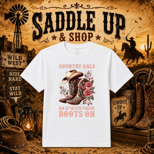 RANCH WIFE Happy Life EST 1883 TEXAS – Western DTF Transfer – by Ink Rush – Premade Transfers – Western, Apparel Decoration