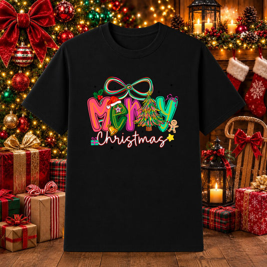 Red Christmas Tree Truck – Christmas DTF Transfer – by Ink Rush – Premade Transfers – DTF Transfers, Apparel
