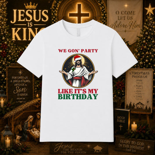 Rejoice Always 1 Thessalonians 5:16 – Christmas Christian DTF Transfer – by Ink Rush – Premade Transfers – Christian, DTF...