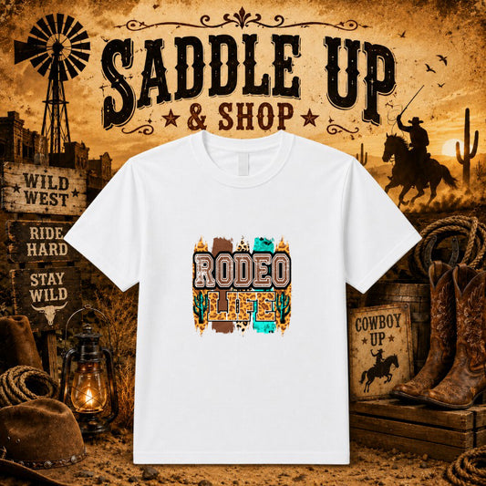 RODEO LEGEND – Western Rodeo DTF Transfer – by Ink Rush – Premade Transfers – Western, DTF Transfers