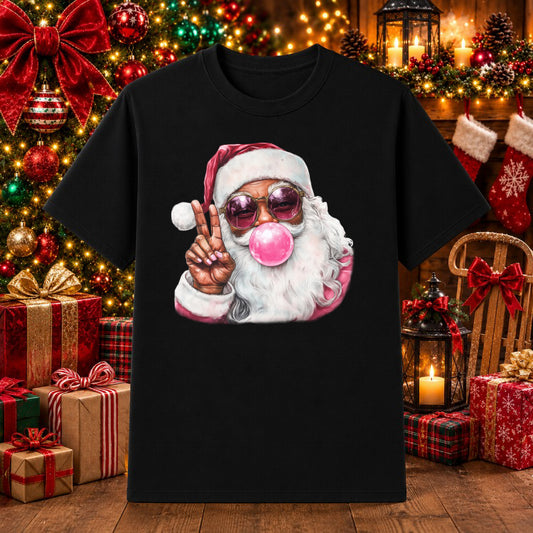 Santa Bubble Magic – Christmas DTF Transfer – by Ink Rush – Premade Transfers – Christmas, DTF Transfers