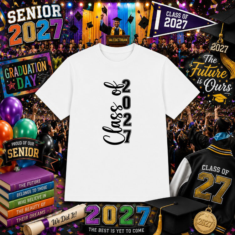 SENIOR 2027 CLASS OF – Senior Graduation DTF Transfer – by Ink Rush – Premade Transfers – Senior, Graduation