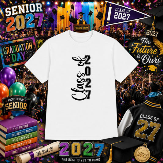 SENIOR 2027 CLASS OF – Senior Graduation DTF Transfer – by Ink Rush – Premade Transfers – Senior, Graduation