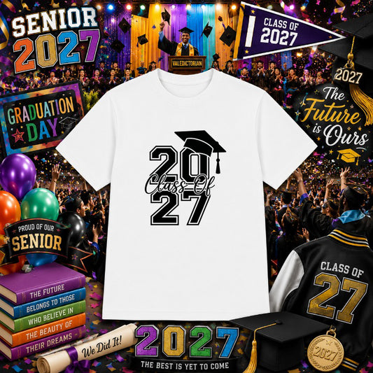 SENIOR 2027 – Graduation Class DTF Transfer – by Ink Rush – Premade Transfers – Senior, Graduation
