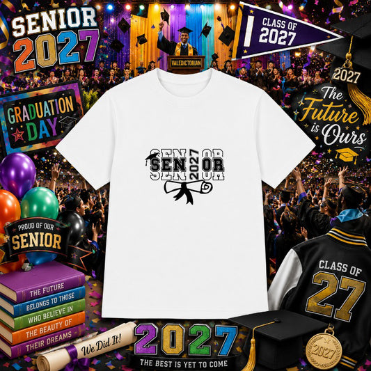 SENIOR 2027 – Graduation DTF Transfer – by Ink Rush – Premade Transfers – Senior, Graduation