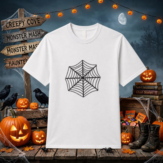 Spiderweb Halloween – DTF Transfer – by Ink Rush – Premade Transfers – DTF Transfers, Apparel Decorating