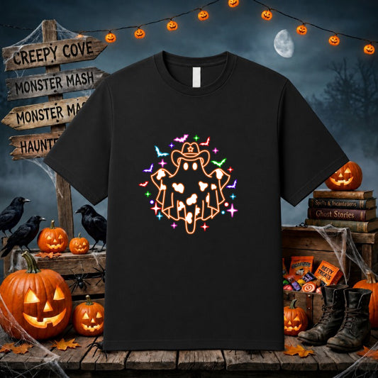 Spooky Ghost Halloween – Ready to Press DTF Transfer – by Ink Rush – Premade Transfers – DTF Transfers, Halloween