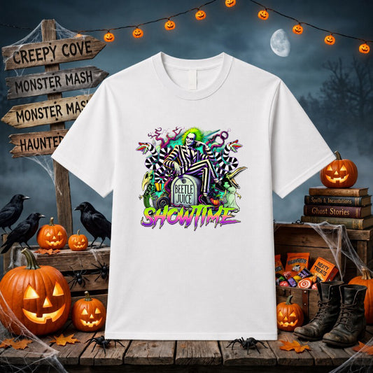 SPOOKY SEASON – Halloween Ghost DTF Transfer – by Ink Rush – Premade Transfers – Halloween, Apparel Decor
