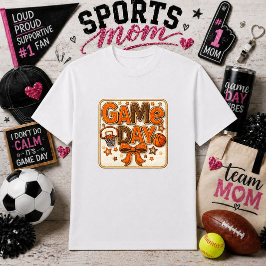 Sports Mom Leopard Heart Baseball Softball – Gameday DTF Transfer – by Ink Rush – Premade Transfers – Sports Mom, Gameday