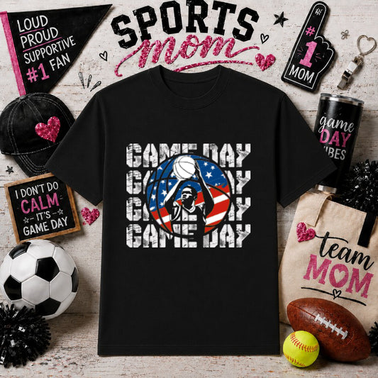 Sports Mom Leopard Print Baseball – Gameday DTF Transfer – by Ink Rush – Premade Transfers – Sports Mom, Gameday