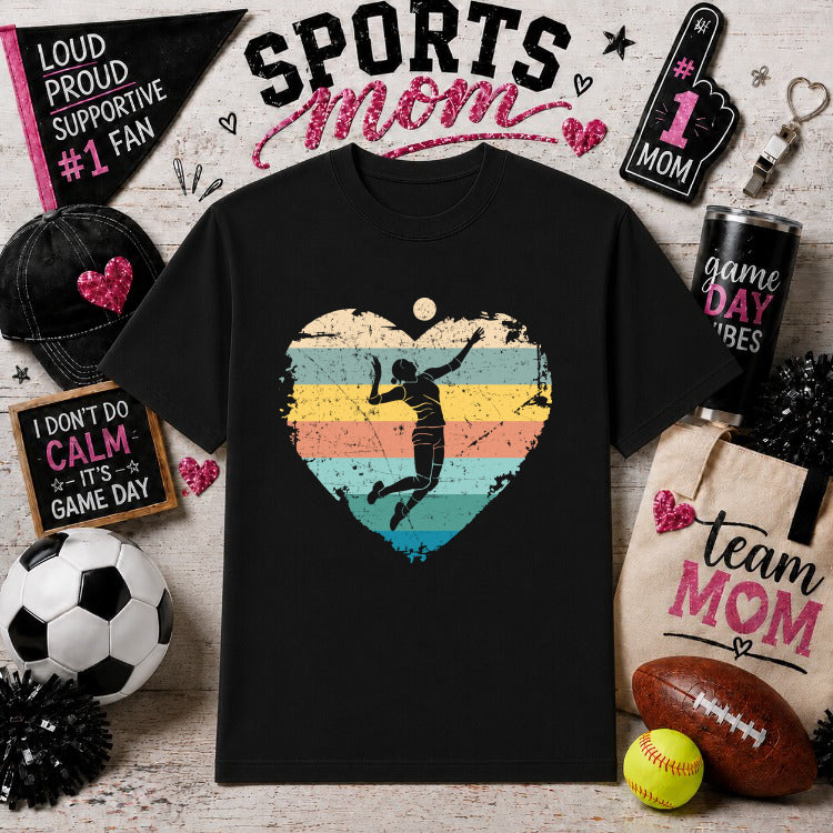 SPORTS MOM SPORTS LIFE BEST LIFE – Sports Mom Gameday DTF Transfer – by Ink Rush – Premade Transfers – Sports Mom, Gameday