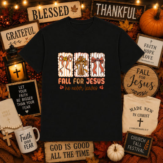 "Thankful Grateful Blessed" – Christian DTF Transfer – by Ink Rush – Premade Transfers – Christian, Apparel Decor