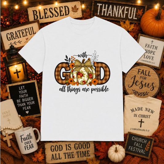 Thankful Grateful Blessed – Christian Fall DTF Transfer – by Ink Rush – Premade Transfers – Christian, Faith-based Apparel
