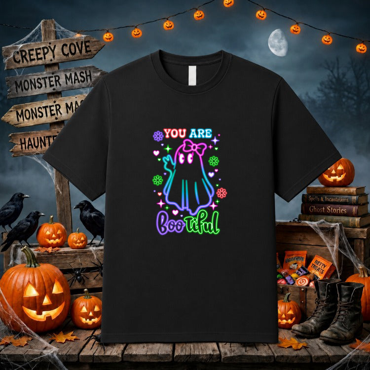Trick or Treat Ghost – Halloween DTF Transfer – by Ink Rush – Premade Transfers – Halloween, Premade DTF