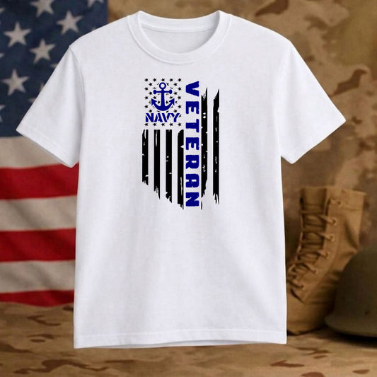 USA VETERAN – Patriotic Military DTF Transfer – by Ink Rush – Premade Transfers – Veteran, Military