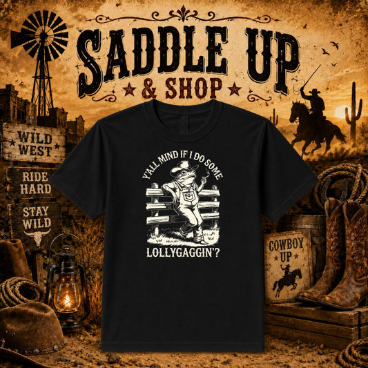 Vintage Cowboy Boot & Spurs – Western DTF Transfer – by Ink Rush – Premade Transfers – Western, Apparel