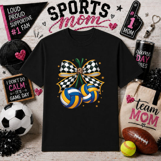 Volleyball Mama – Sports Mom DTF Transfer – by Ink Rush – Premade Transfers – Sports Mom, Premade DTF