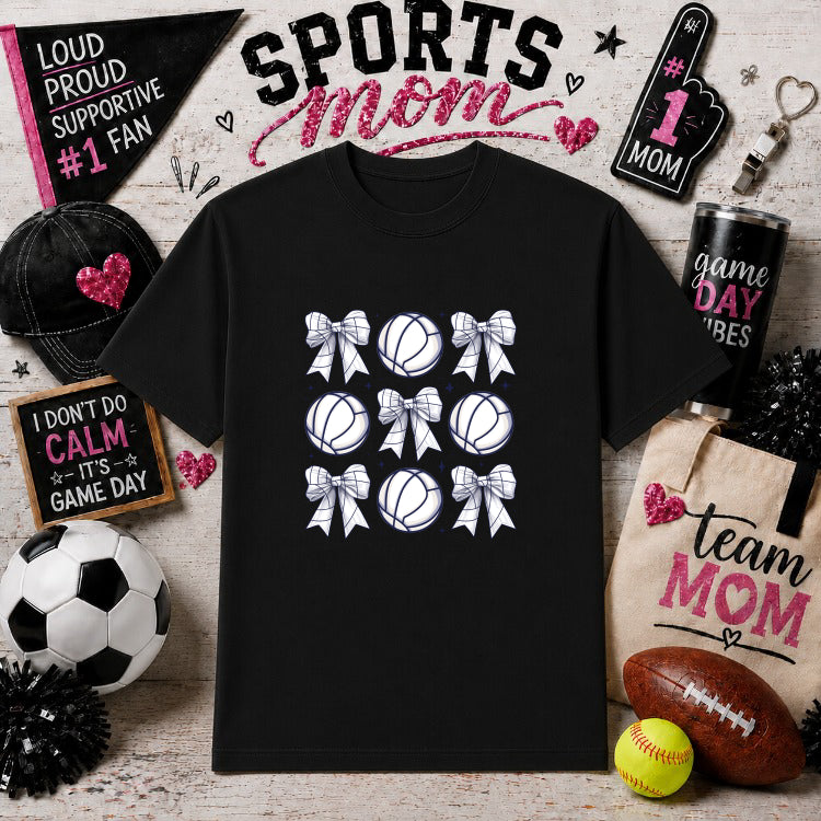 Volleyball Mama – Sports Mom DTF Transfer – by Ink Rush – Premade Transfers – Sports Mom, Gameday