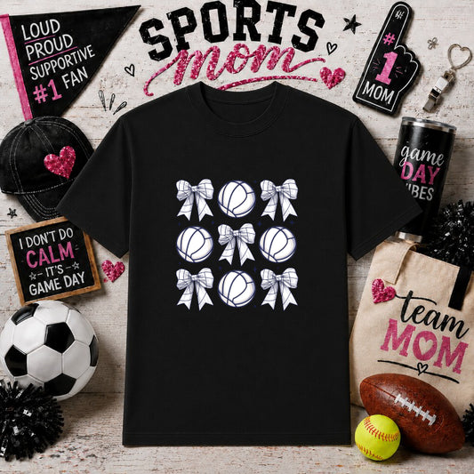 Volleyball Mama – Sports Mom DTF Transfer – by Ink Rush – Premade Transfers – Sports Mom, Gameday