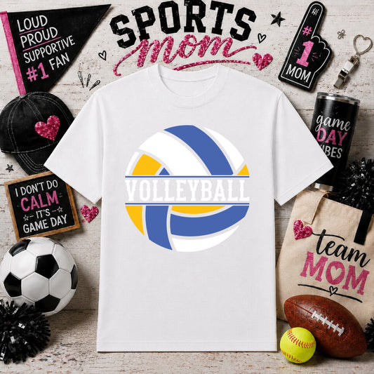 Volleyball Mama – Sports Mom DTF Transfer – by Ink Rush – Premade Transfers – Sports Mom, DTF Transfers