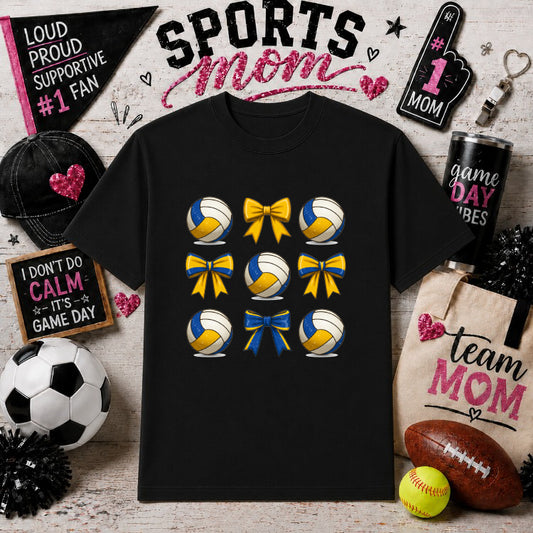 VOLLEYBALL MOM – Sports Mom DTF Transfer – by Ink Rush – Premade Transfers – Sports Mom, Gameday