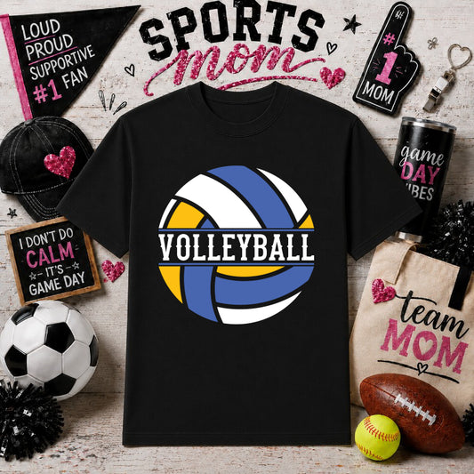 VOLLEYBALL MOM – Sports Mom DTF Transfer – by Ink Rush – Premade Transfers – Sports Mom, Gameday